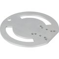 Kipp Adapter Plate Round, Form:A Closed, D=145, S=5, Steel Electro Zinc-Plated K1211.145